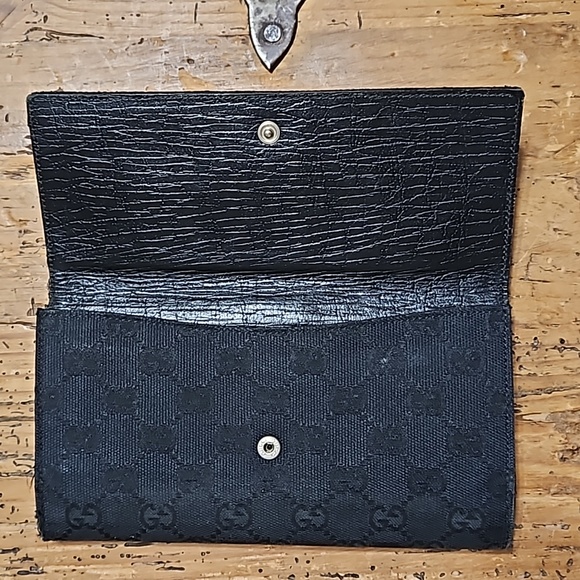 Gucci Wallet Vintage Black with Snaffle Bit - Picture 3 of 10
